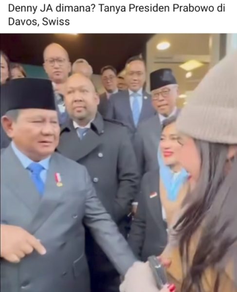 Prabowo di Davos: Kekuasaan untuk Membuat Rakyat Miskin Tersenyum