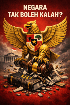Negara Tak Boleh Kalah: Slogan Kesombongan yang Menggerus Hukum